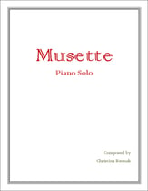 Musette piano sheet music cover